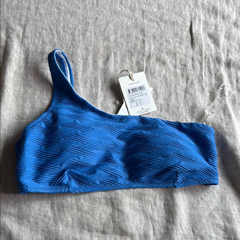 Rhythm Blue Cobalt Maldives Textured Bikini Top